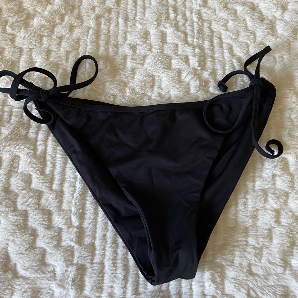 L*Space black bikini bottom, size Large